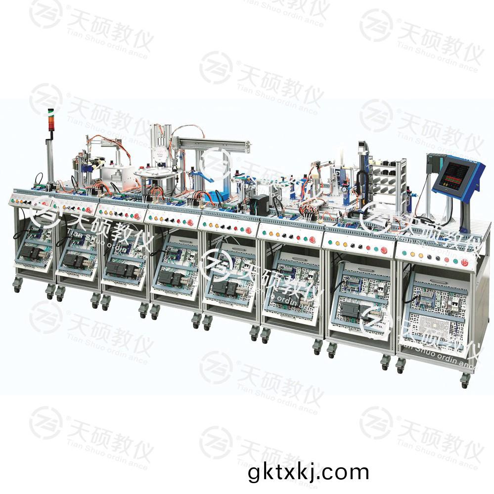 TSEMRX-3型(xing) MES網(wǎng)絡(luò)(luo)型(xing)糢(mo)塊(kuai)式(shi)柔(rou)性自(zi)動化(hua)生産線實(shí)(shi)訓(xùn)係(xi)統(tǒng)(tong)（八站(zhan)）